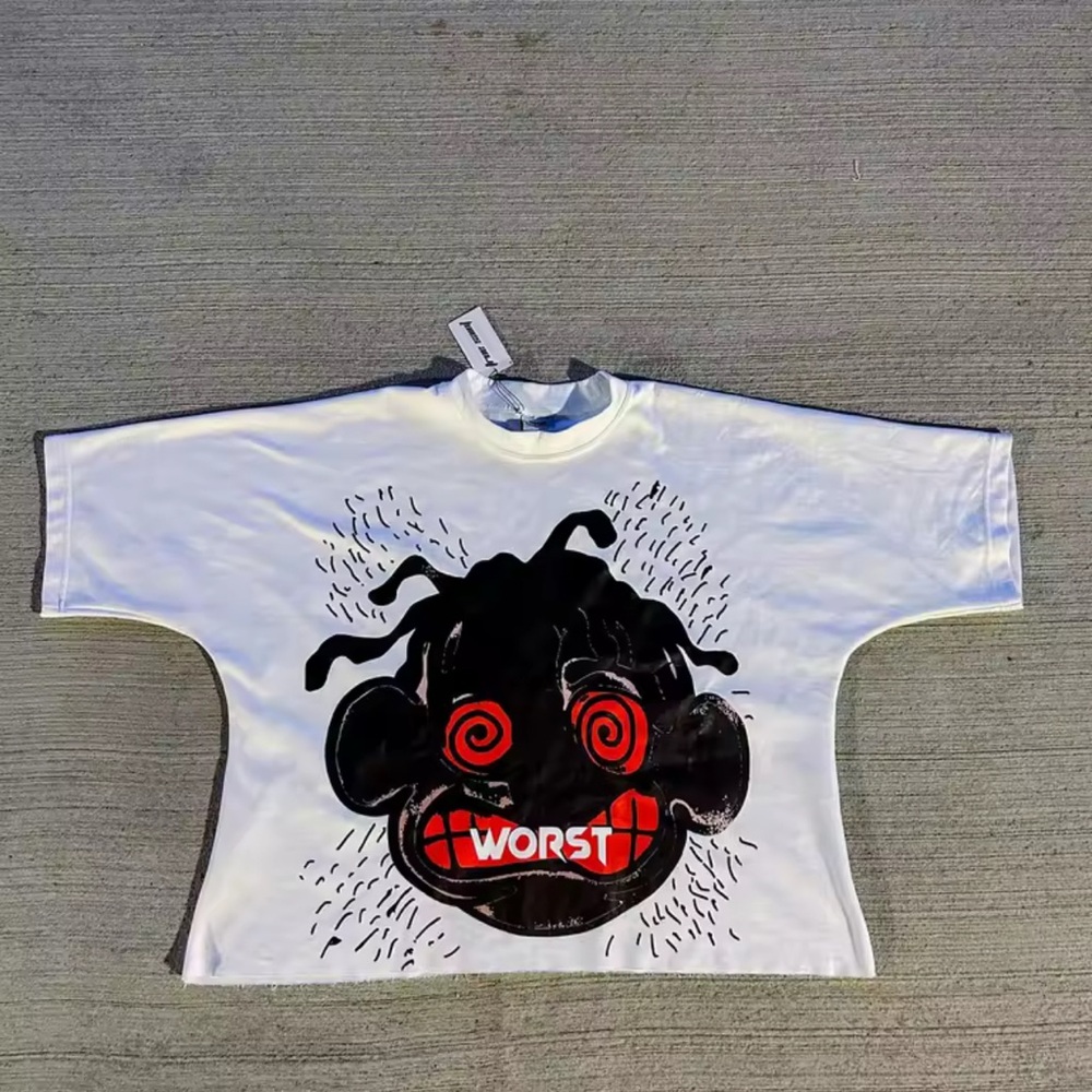 Stylish White Graphic Tee for Men